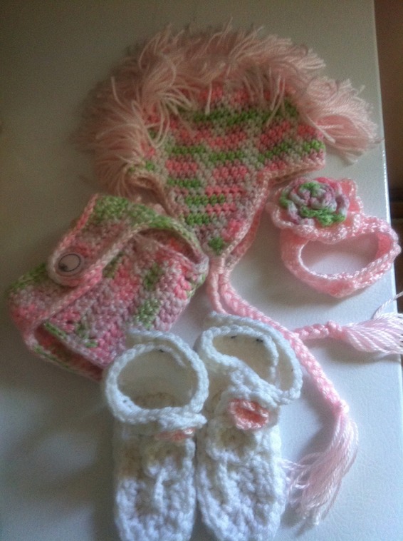 BABY GIRL SET handmade